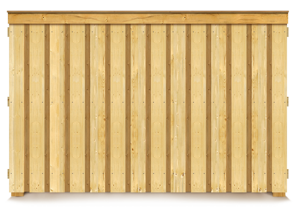 Marion IN cap and trim style wood fence
