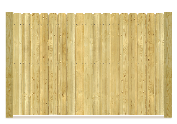 Marion IN stockade style wood fence